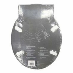 Paris Prix Abattant WC Imprimé Equilibre 47cm Gris & Bleu -Paris Prix boutique B2CD 2427