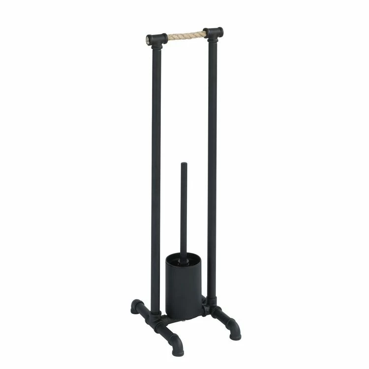 Wenko Valet WC Indus Osuna - H. 77 Cm - Noir 1 Wenko Valet WC Indus Osuna - H. 77 Cm - Noir