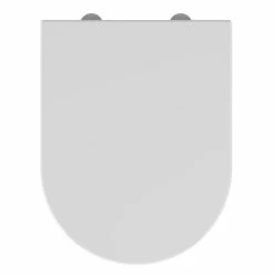 ALLIBERT Abattant WC Design Kobalt - Blanc