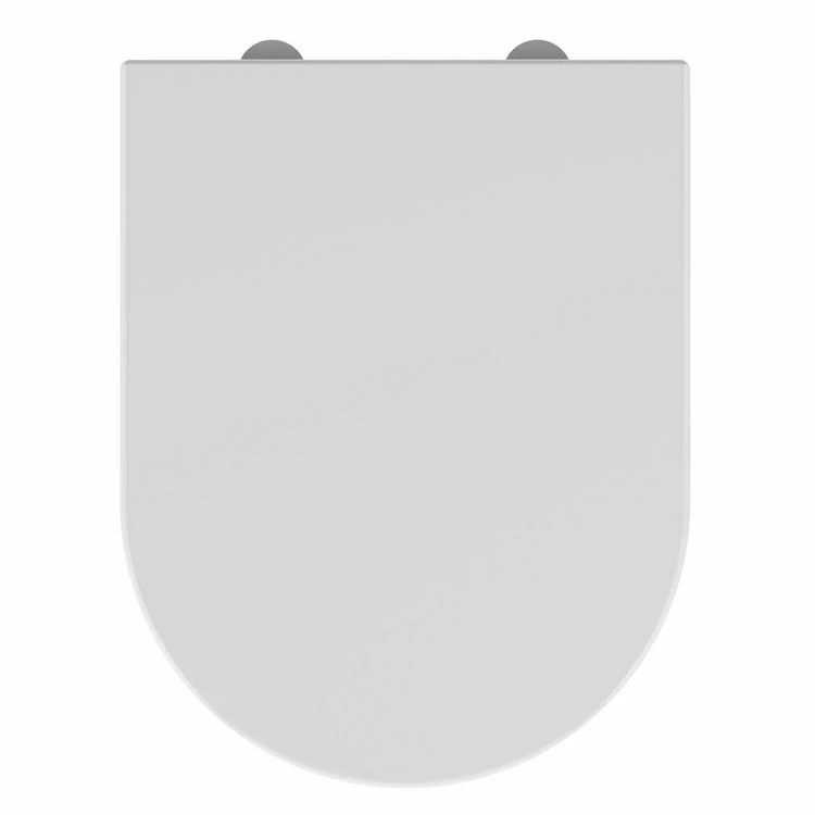 ALLIBERT Abattant WC Design Kobalt - Blanc 1 ALLIBERT Abattant WC Design Kobalt - Blanc