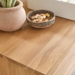 BOIS DESSUS BOIS DESSOUS Meuble Double Vasque En Teck Massif 135 Cm -Paris Prix boutique B2CD 259