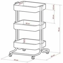 Paris Prix Desserte Salle De Bain 3 Niveaux Leytro 75cm Terracotta 7 Paris Prix Desserte Salle De Bain 3 Niveaux Leytro 75cm Terracotta -Paris Prix boutique B2CD 2591