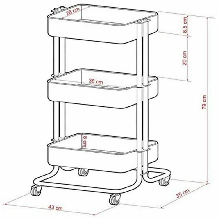 Paris Prix Desserte Salle De Bain 3 Niveaux Leytro 75cm Terracotta 4 Paris Prix Desserte Salle De Bain 3 Niveaux Leytro 75cm Terracotta – Image 4