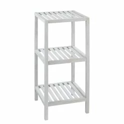 Wenko Etagère De Salle De Bain Scandi Norway - L. 36 X H. 79 Cm - Blanc