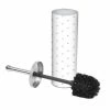 Paris Prix Brosse WC Imprimée En Métal Home Grey 38cm Blanc