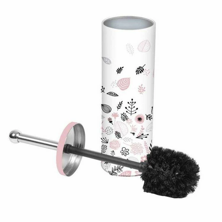 Paris Prix Brosse WC Imprimée Botanica 38cm Blanc 1 Paris Prix Brosse WC Imprimée Botanica 38cm Blanc