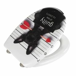 Wenko Abattant WC Guilty Dog - Noir 5 Wenko Abattant WC Guilty Dog - Noir -Paris Prix boutique B2CD 2694