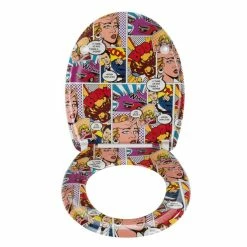 Wenko Abattant WC Pop-Art - Multicouleur