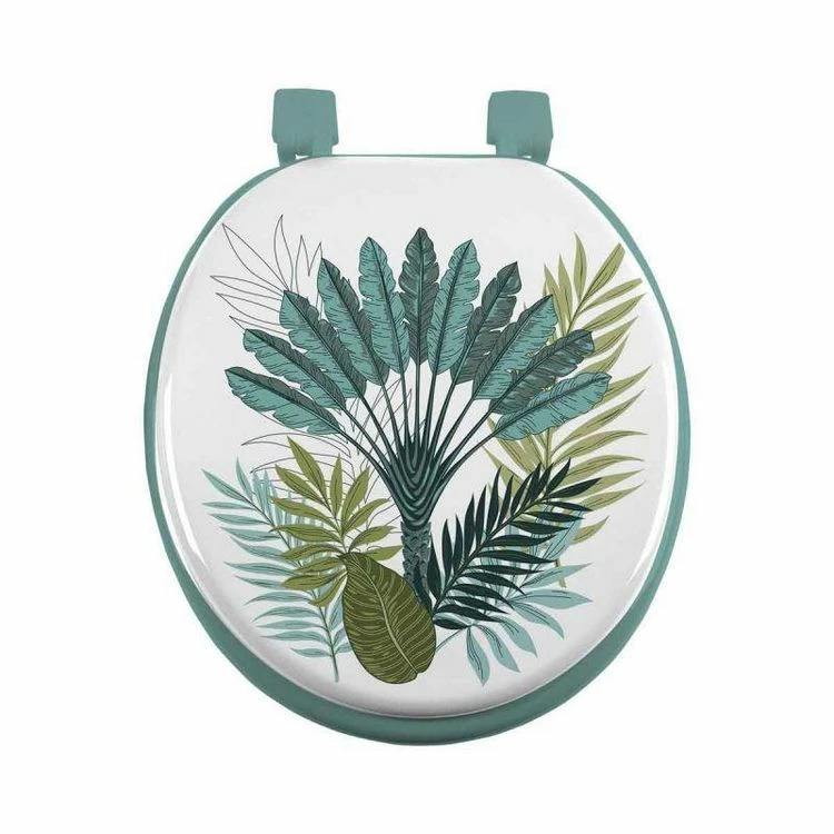 Paris Prix Abattant WC Imprimé Panazio 47cm Vert 1 Paris Prix Abattant WC Imprimé Panazio 47cm Vert