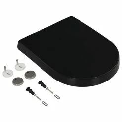 VIDAXL Abattant WC A Fermeture En Douceur Liberation Rapide Noir -Paris Prix boutique B2CD 2793