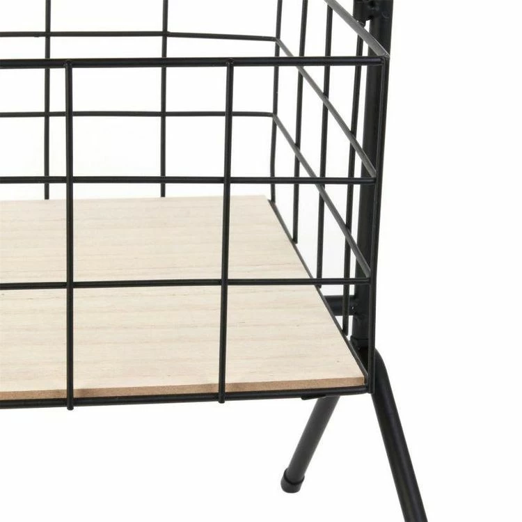 Paris Prix Desserte 2 Paniers En Métal Nova 81cm Noir 3 Paris Prix Desserte 2 Paniers En Métal Nova 81cm Noir – Image 3