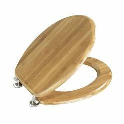 Wenko Abattant WC Bambou - Fixation Métallique - Marron 7 Wenko Abattant WC Bambou - Fixation Métallique - Marron -Paris Prix boutique B2CD 2836