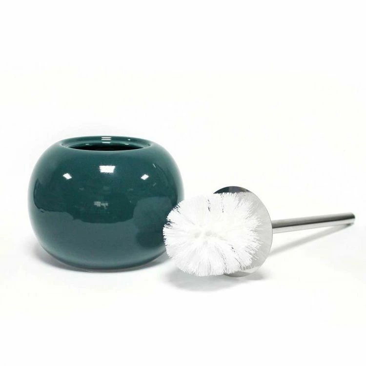 Paris Prix Brosse WC Design Bullea 37cm Bleu Émeraude 2 Paris Prix Brosse WC Design Bullea 37cm Bleu Émeraude – Image 2