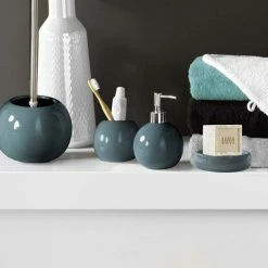 Paris Prix Brosse WC Design Bullea 37cm Bleu Émeraude 6 Paris Prix Brosse WC Design Bullea 37cm Bleu Émeraude -Paris Prix boutique B2CD 2848