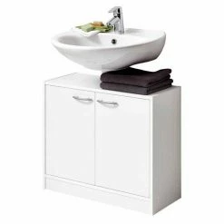 Paris Prix Meuble Sous Lavabo Design Bellan 63cm Blanc