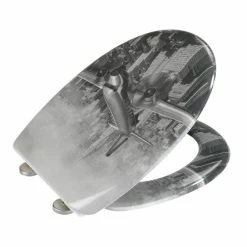 Wenko Abattant WC Old-Time Plane - Gris Et Blanc 5 Wenko Abattant WC Old-Time Plane - Gris Et Blanc -Paris Prix boutique B2CD 2882