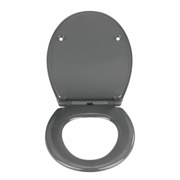 Wenko Abattant WC Easy-Close - Abaissement Automatique - Duroplast - Gris 2 Wenko Abattant WC Easy-Close - Abaissement Automatique - Duroplast - Gris – Image 2