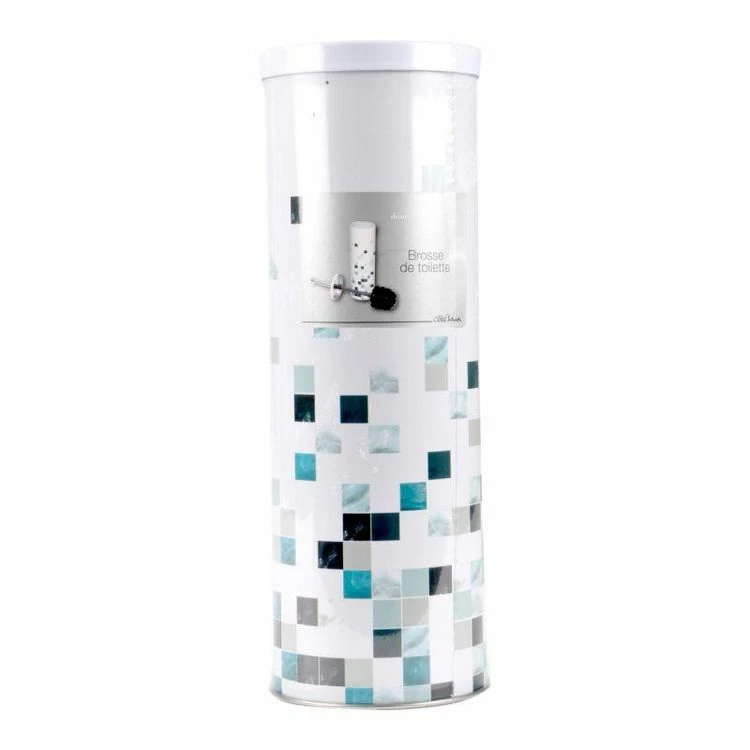 Paris Prix Brosse WC Imprimée Aqua 27cm Blanc 2 Paris Prix Brosse WC Imprimée Aqua 27cm Blanc – Image 2