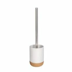 Wenko Brosse WC Design Liège Corc - Blanc