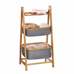 Wenko Étagère Bahari à 2 Paniers - Bois Et Gris 5 Wenko Étagère Bahari à 2 Paniers - Bois Et Gris -Paris Prix boutique B2CD 2952