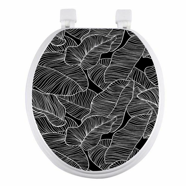 Paris Prix Abattant WC Imprimé Amazonia 47cm Blanc & Noir 1 Paris Prix Abattant WC Imprimé Amazonia 47cm Blanc & Noir