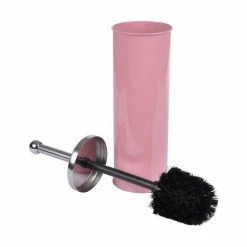Paris Prix Brosse WC En Métal Vitamine II 37cm Rose