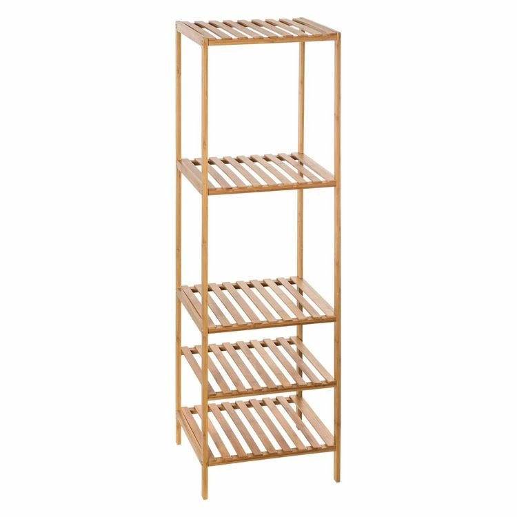 ATMOSPHERA Etagère Salle De Bain Ajustable En Bambou - 35 X H. 111,5 Cm - Marron 4 ATMOSPHERA Etagère Salle De Bain Ajustable En Bambou - 35 X H. 111,5 Cm - Marron – Image 4