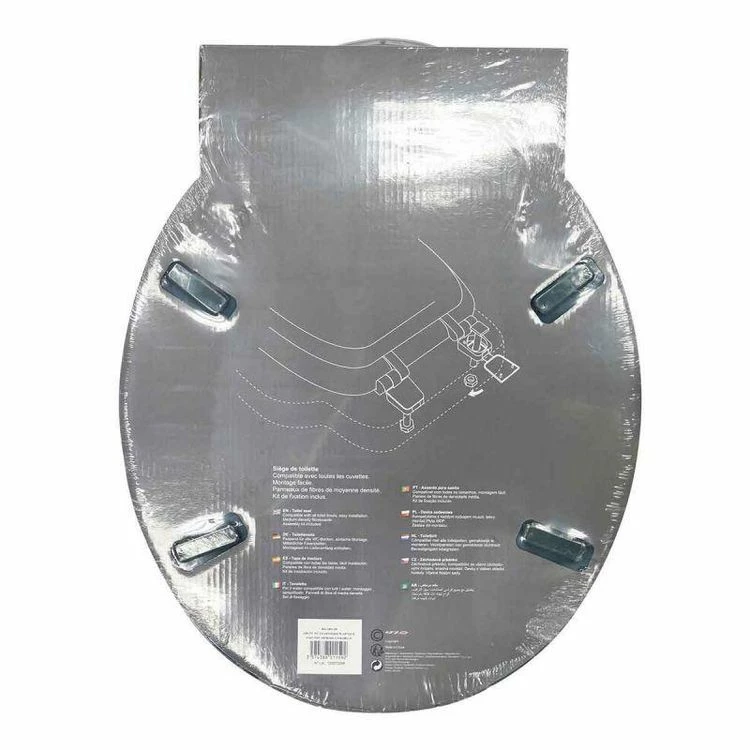 Paris Prix Abattant WC Imprimé Ginkoblue 47cm Vert 3 Paris Prix Abattant WC Imprimé Ginkoblue 47cm Vert – Image 3