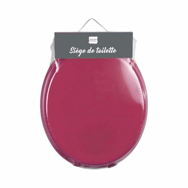 Paris Prix Abattant WC Uni Vitamine 37cm Framboise 2 Paris Prix Abattant WC Uni Vitamine 37cm Framboise – Image 2