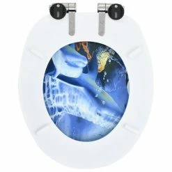 VIDAXL Siege De Toilette MDF Couvercle A Fermeture En Douceur Dauphins 10 VIDAXL Siege De Toilette MDF Couvercle A Fermeture En Douceur Dauphins -Paris Prix boutique B2CD 3031