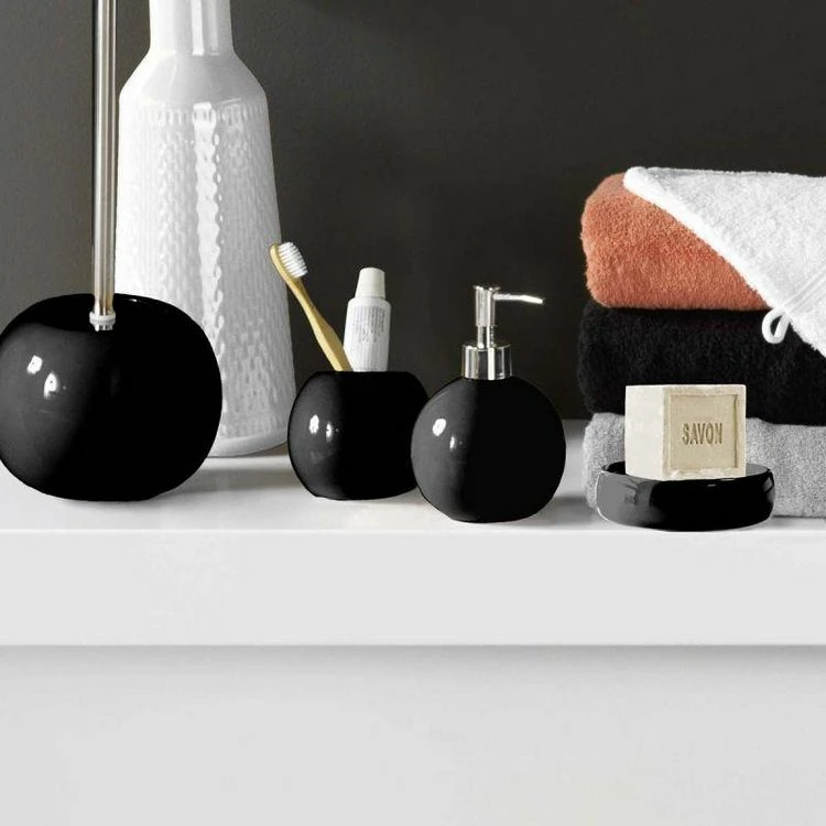 Paris Prix Brosse WC Design Bullea 37cm Noir 3 Paris Prix Brosse WC Design Bullea 37cm Noir – Image 3