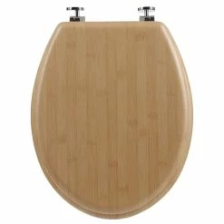 ATMOSPHERA Abattant WC Effet Bambou Natura - MDF - Marron
