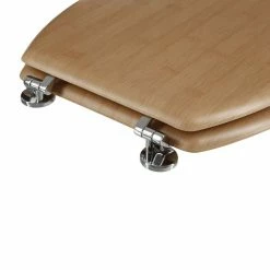 ATMOSPHERA Abattant WC Effet Bambou Natura - MDF - Marron 5 ATMOSPHERA Abattant WC Effet Bambou Natura - MDF - Marron -Paris Prix boutique B2CD 3074