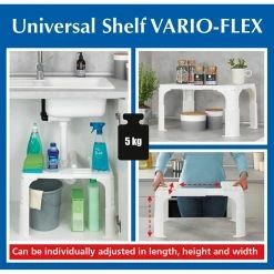 Wenko Etagère Universelle Multi-Flex En Polypropylène - Blanc -Paris Prix boutique B2CD 311