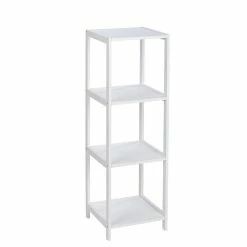Wenko Etagère De Salle De Bain 4 Niveaux Olso - H. 112 Cm - Blanc