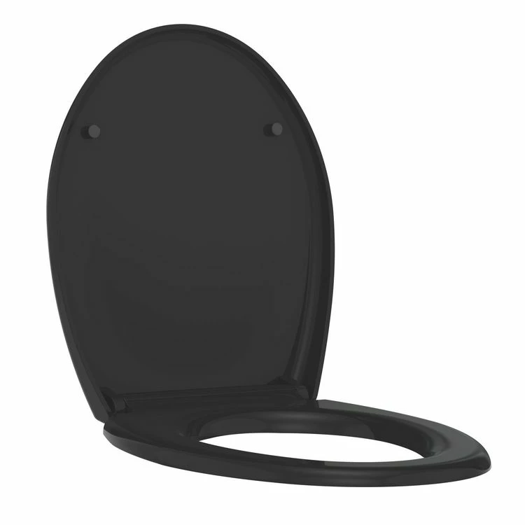 ALLIBERT Abattant WC à Fermeture Silencieuse Boreo - Noir 2 ALLIBERT Abattant WC à Fermeture Silencieuse Boreo - Noir – Image 2