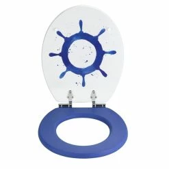 Wenko Abattant WC En MDF Design Bord De Mer Shore - Blanc 5 Wenko Abattant WC En MDF Design Bord De Mer Shore - Blanc -Paris Prix boutique B2CD 3155