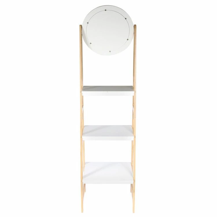 The Home Deco Factory Etagère De Salle De Bain Design Scandi Copenhague - L. 43 X H. 163 Cm - Blanc 4 The Home Deco Factory Etagère De Salle De Bain Design Scandi Copenhague - L. 43 X H. 163 Cm - Blanc – Image 4