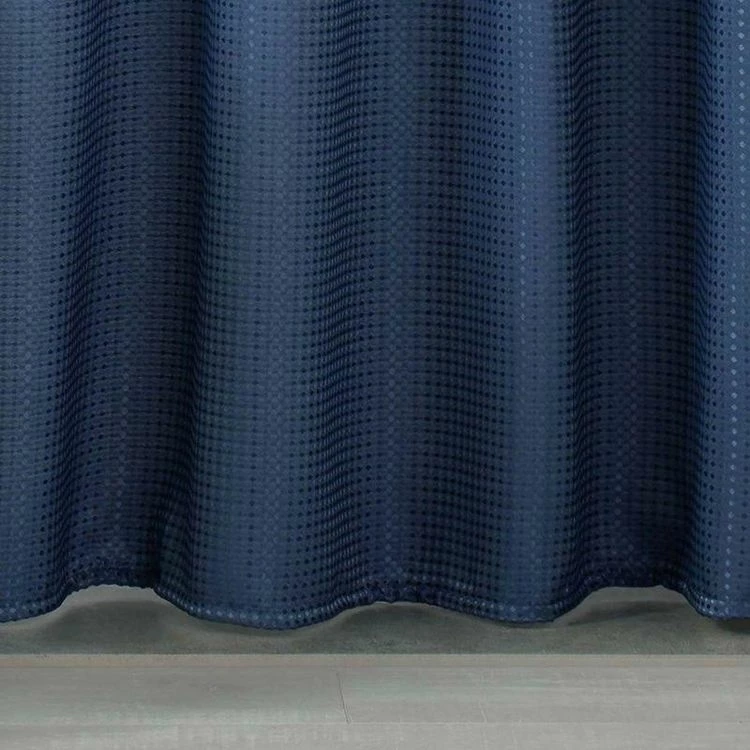 Paris Prix Rideau De Douche Quartz 180x200cm Bleu Indigo 2 Paris Prix Rideau De Douche Quartz 180x200cm Bleu Indigo – Image 2