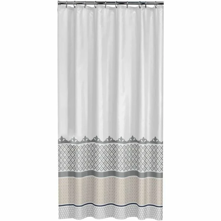 SEALSKIN Sealskin Rideau De Douche Marrakech 180 Cm Argente 2 SEALSKIN Sealskin Rideau De Douche Marrakech 180 Cm Argente – Image 2