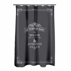 Paris Prix Rideau De Douche Vintage 180x200cm Anthracite