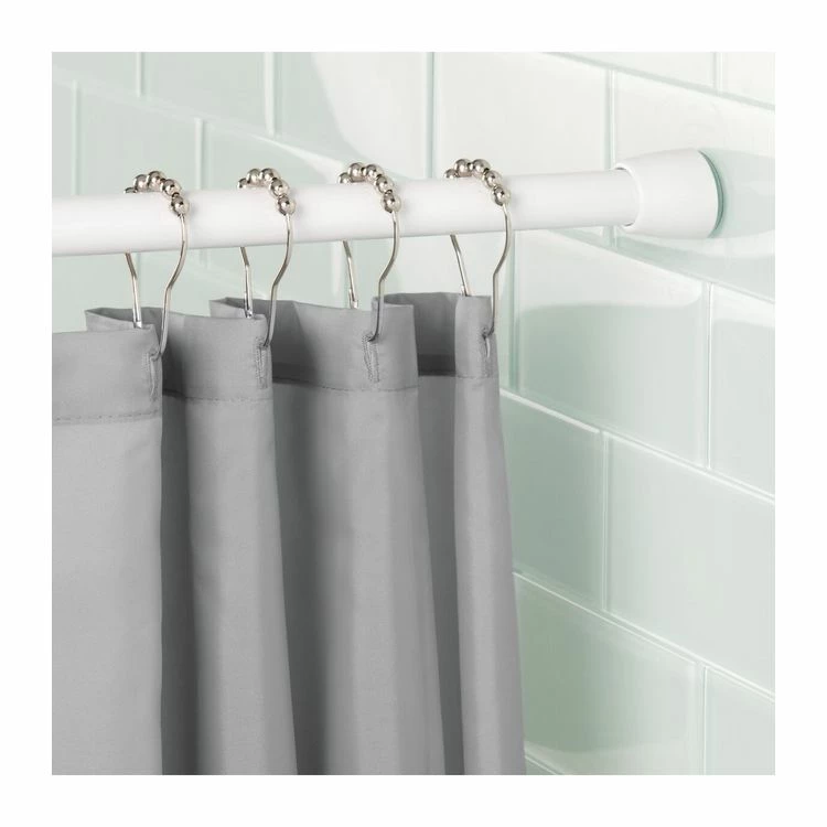 INTERDESIGN Barre Télescopique Pour Rideau De Douche Blanc 127 X 2.29 Cm 2 INTERDESIGN Barre Télescopique Pour Rideau De Douche Blanc 127 X 2.29 Cm – Image 2