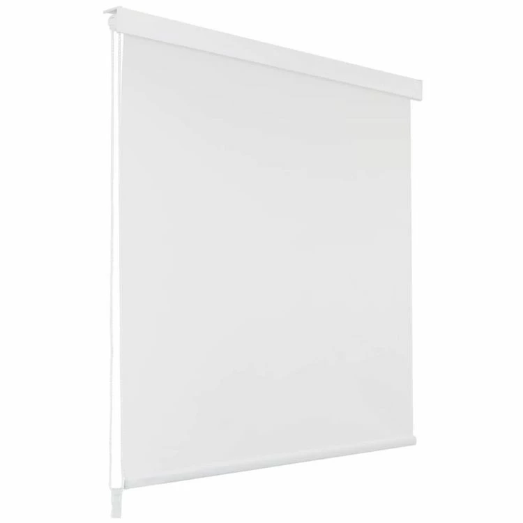 VIDAXL Store Roulant De Douche 100 X 240 Cm Blanc 1 VIDAXL Store Roulant De Douche 100 X 240 Cm Blanc