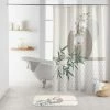 Paris Prix Rideau De Douche Imprimé Azia 180x200cm Naturel