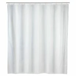 Wenko Rideau De Douche Uni - PEVA - 180 X 200 Cm - Blanc