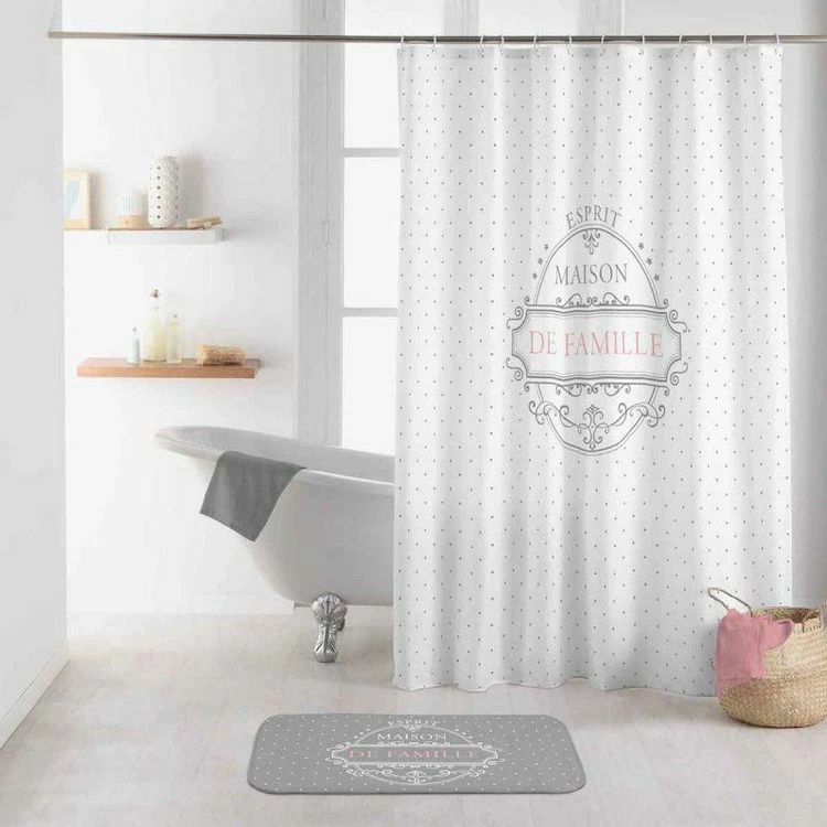 Paris Prix Rideau De Douche Maison De Famille 180x200cm Blanc 1 Paris Prix Rideau De Douche Maison De Famille 180x200cm Blanc