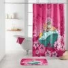 Paris Prix Rideau De Douche Imprimé Chatibulle 180x200cm Rose