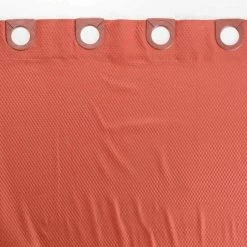 Paris Prix Rideau De Douche Dotty 180x200cm Terracotta -Paris Prix boutique B2CD 3329