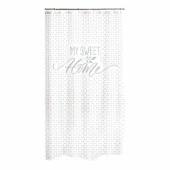 Paris Prix Rideau De Douche Home Grey 180x200cm Blanc
