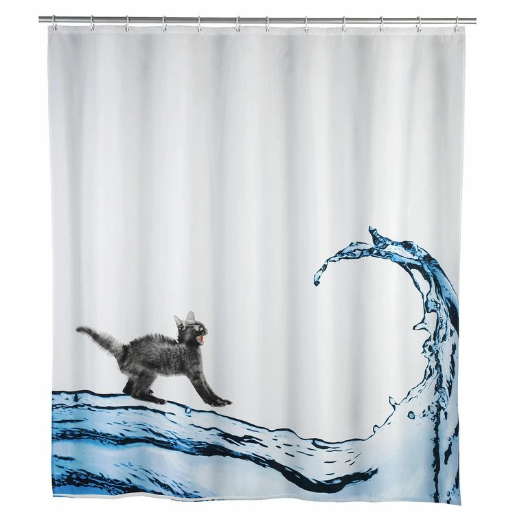 Wenko Rideau De Douche Cat 2 Wenko Rideau De Douche Cat – Image 2